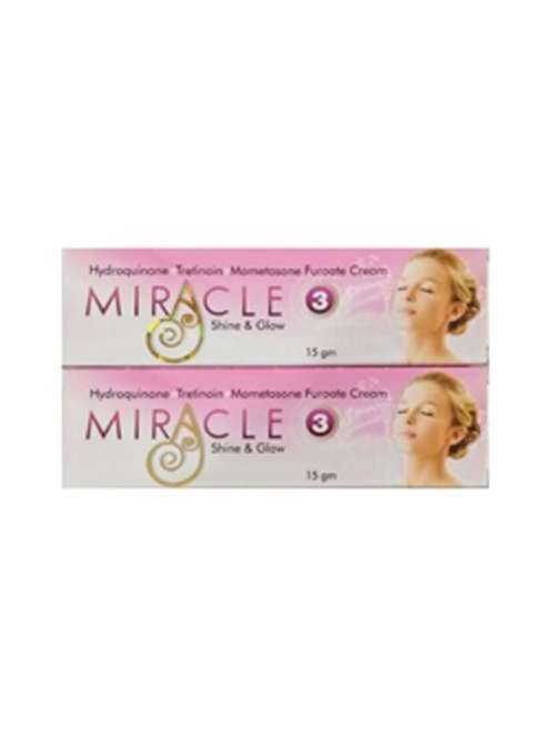 women pack of 3 miracle shine and glow cream 15 gm each