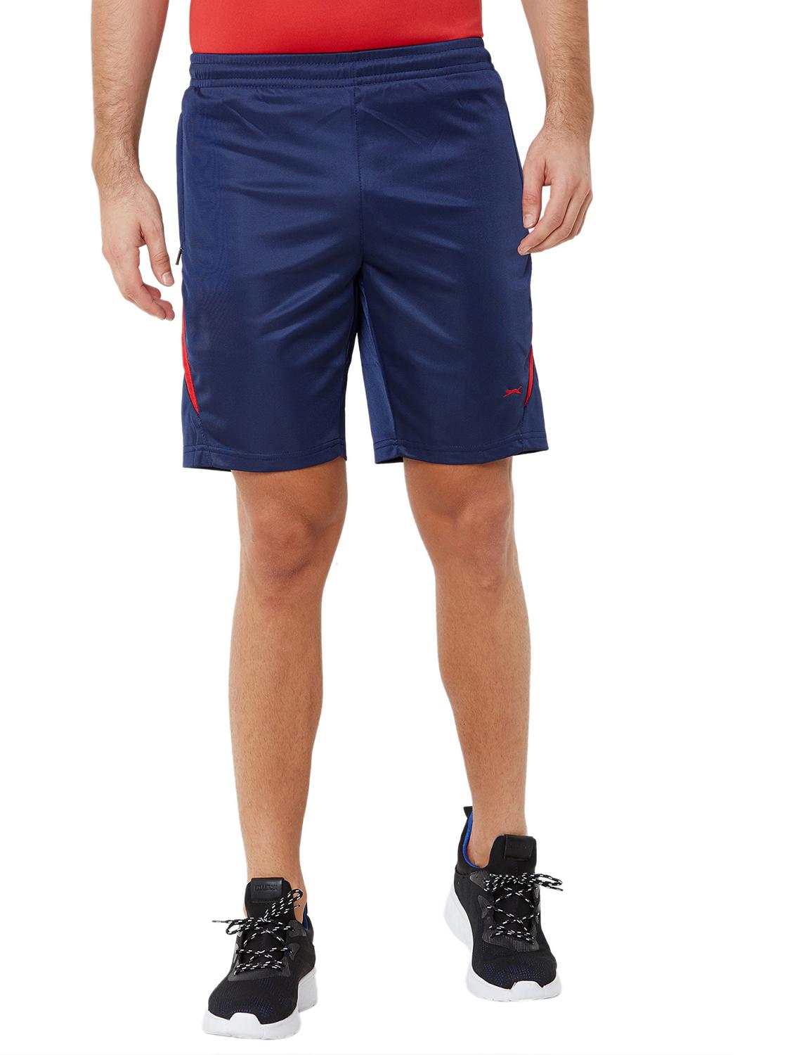 navy blue solid short - 18510478 -  Zoom Image - 0