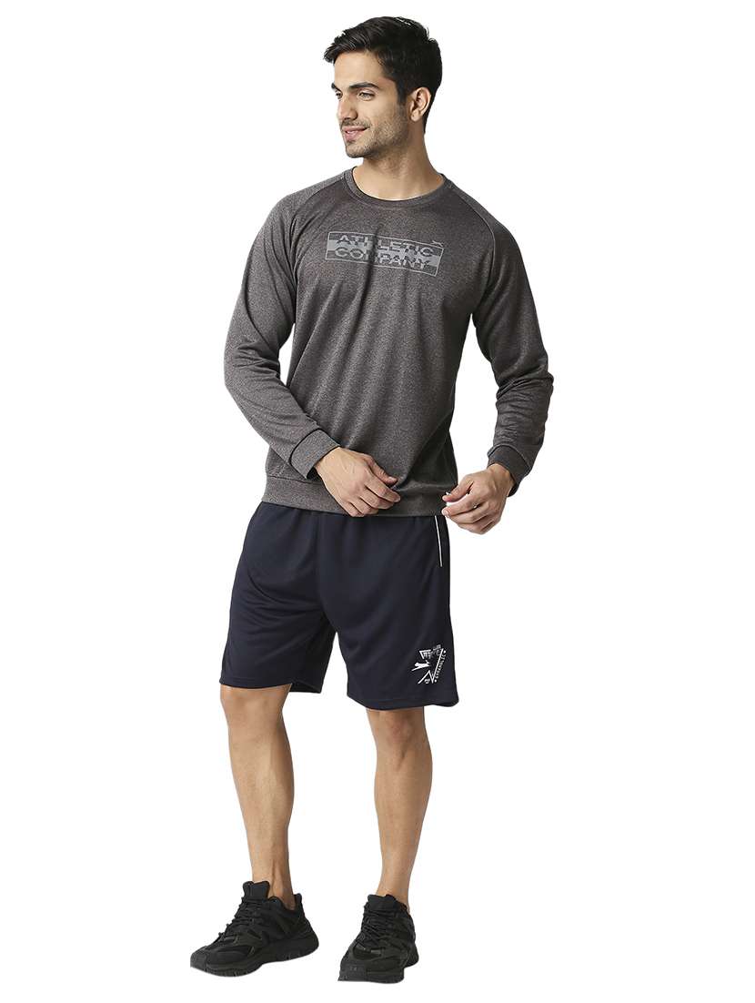 round neck chest print sweatshirt  - 18510578 -  Standard Image - 3