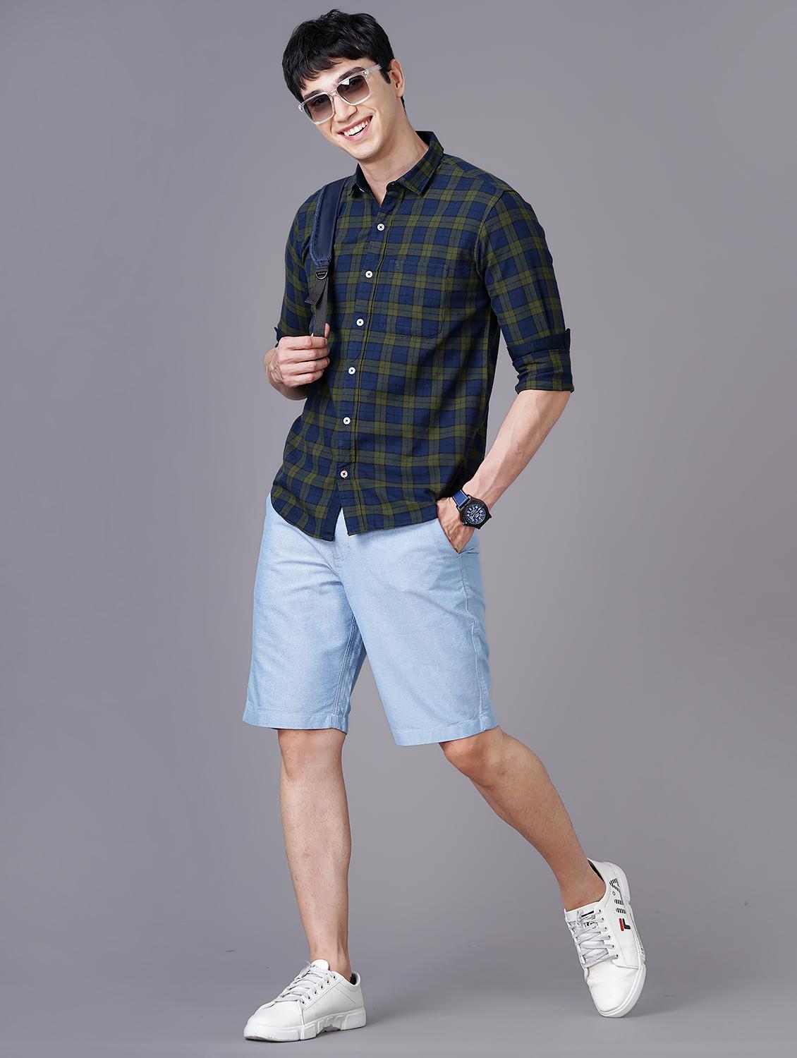 check print casual shirt - 18512107 - Standard Image - 3