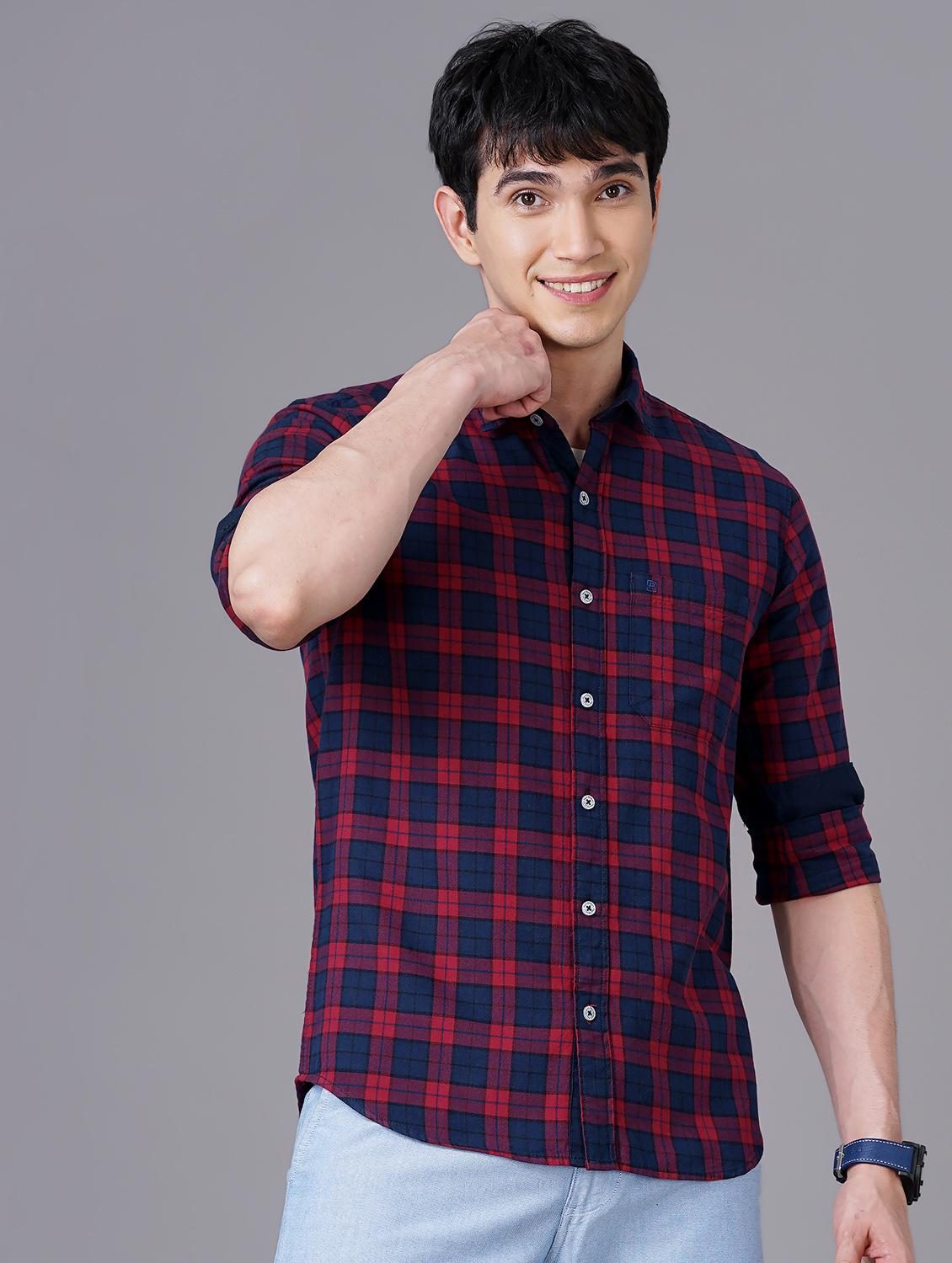 check print casual shirt - 18512108 - Zoom Image - 0