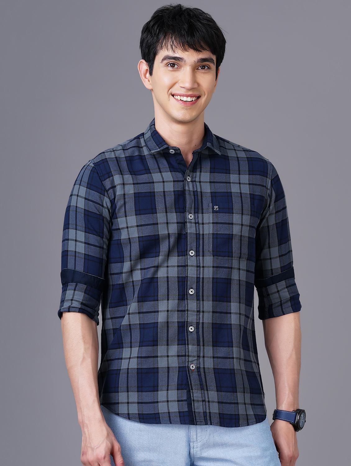 check print casual shirt - 18512111 - Zoom Image - 0
