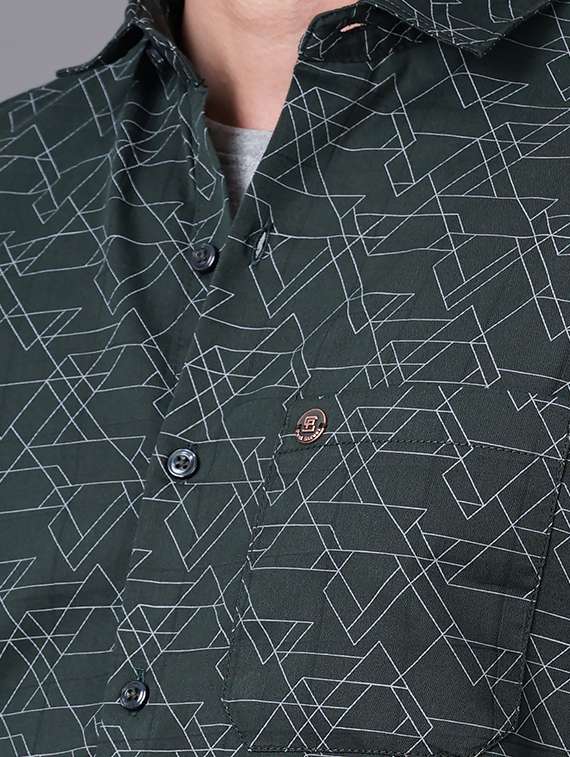 abstract print casual shirt - 18512135 - Standard Image - 3