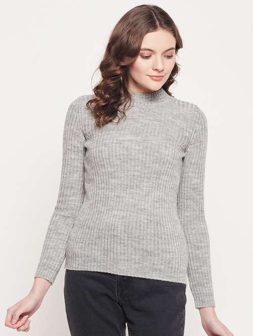 long sleeved solid regular pullover - 18512200 - Standard Image - 0