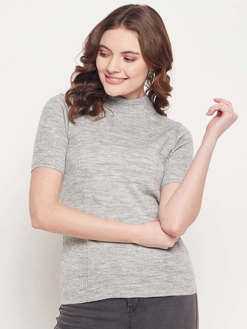 women mock neck solid  - 18512207 -  Zoom Image - 0