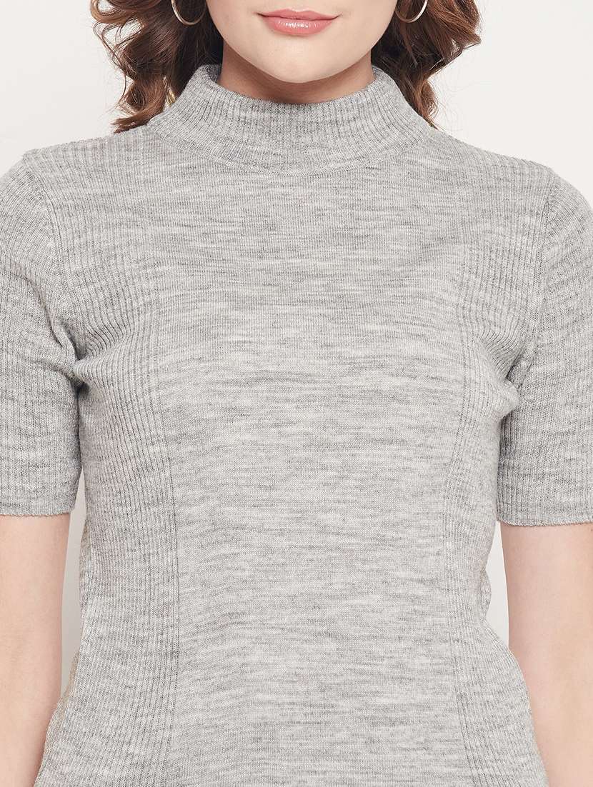 women mock neck solid - 18512207 - Standard Image - 5
