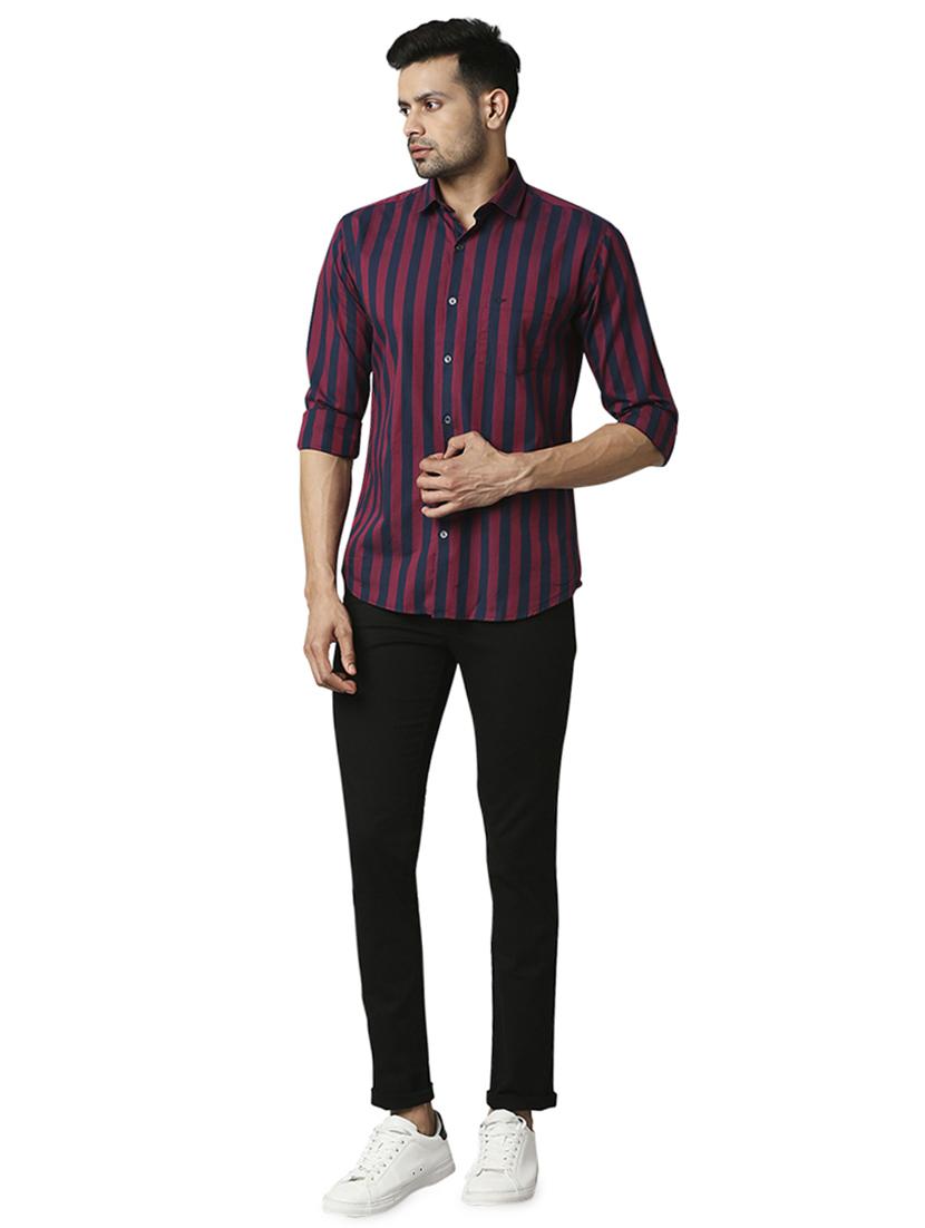 red striped casual shirt - 18512514 - Standard Image - 3