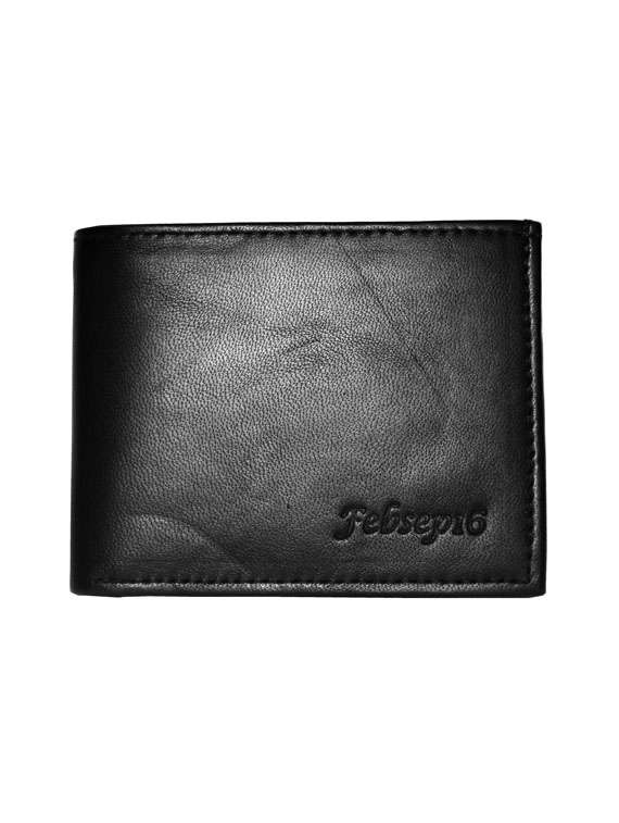 black leather wallet