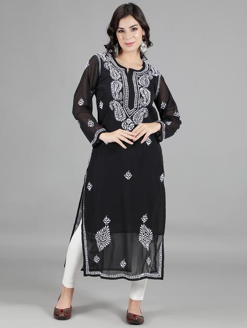 women's straight kurta - 18512667 - Standard Image - 0