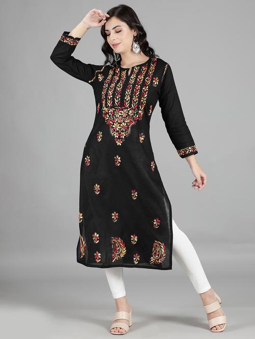 women's straight kurta - 18512686 - Standard Image - 0