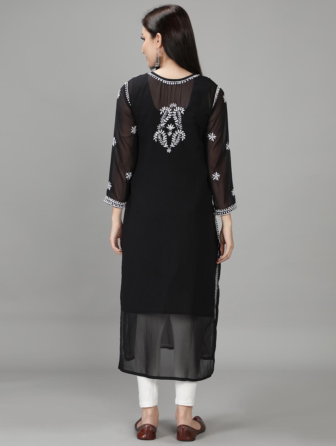 women's straight kurta - 18512695 - Standard Image - 3