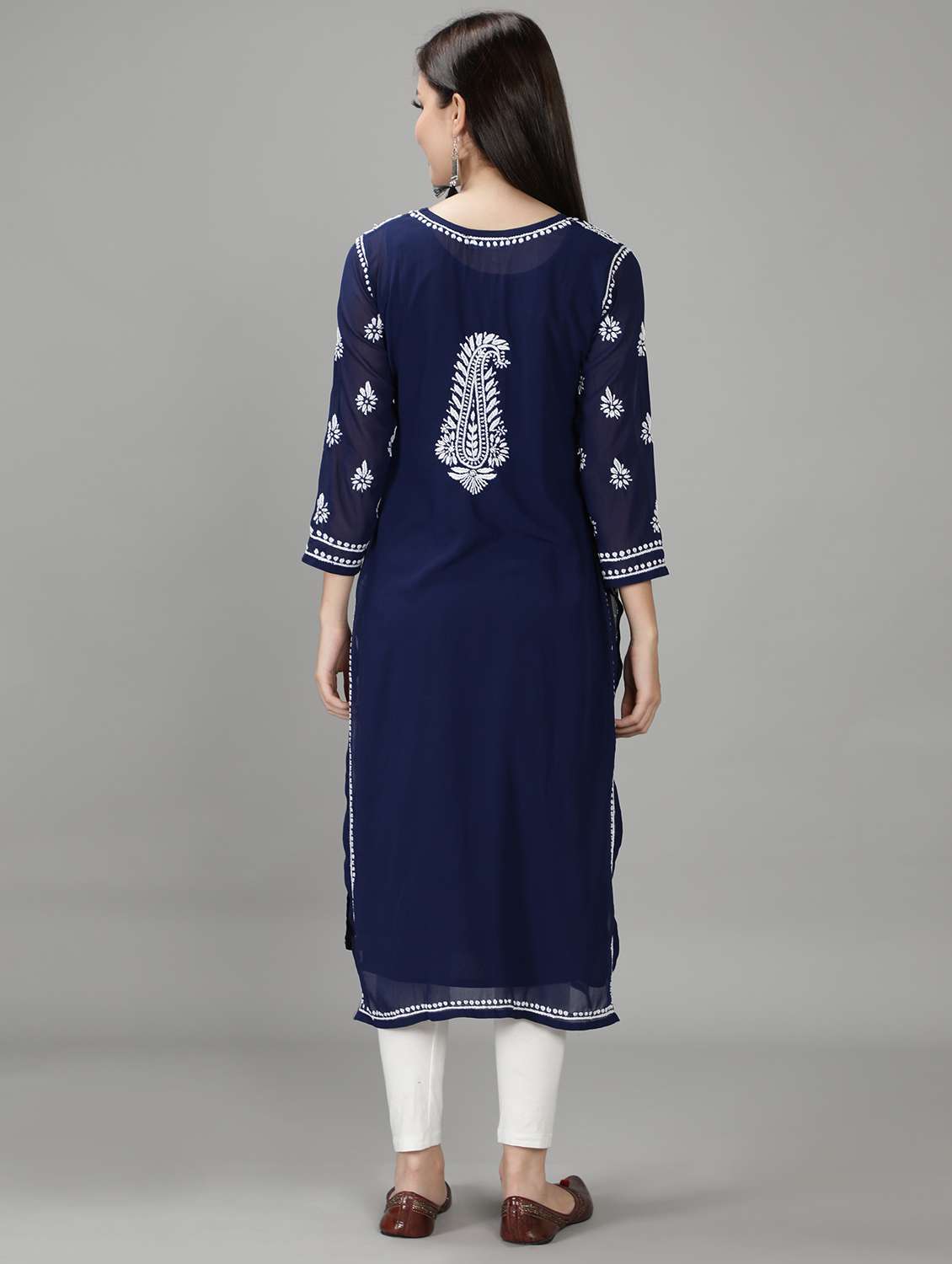 women's straight kurta - 18512724 -  Standard Image - 3