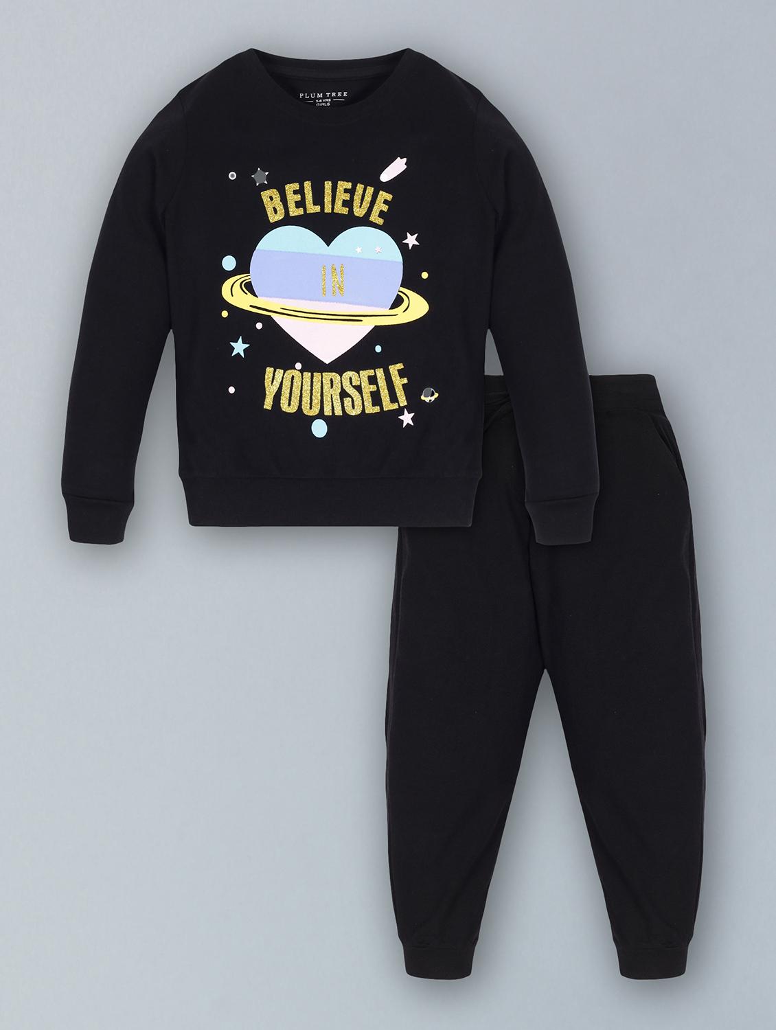 girls graphic printed full length set - 18513581 -  Zoom Image - 0