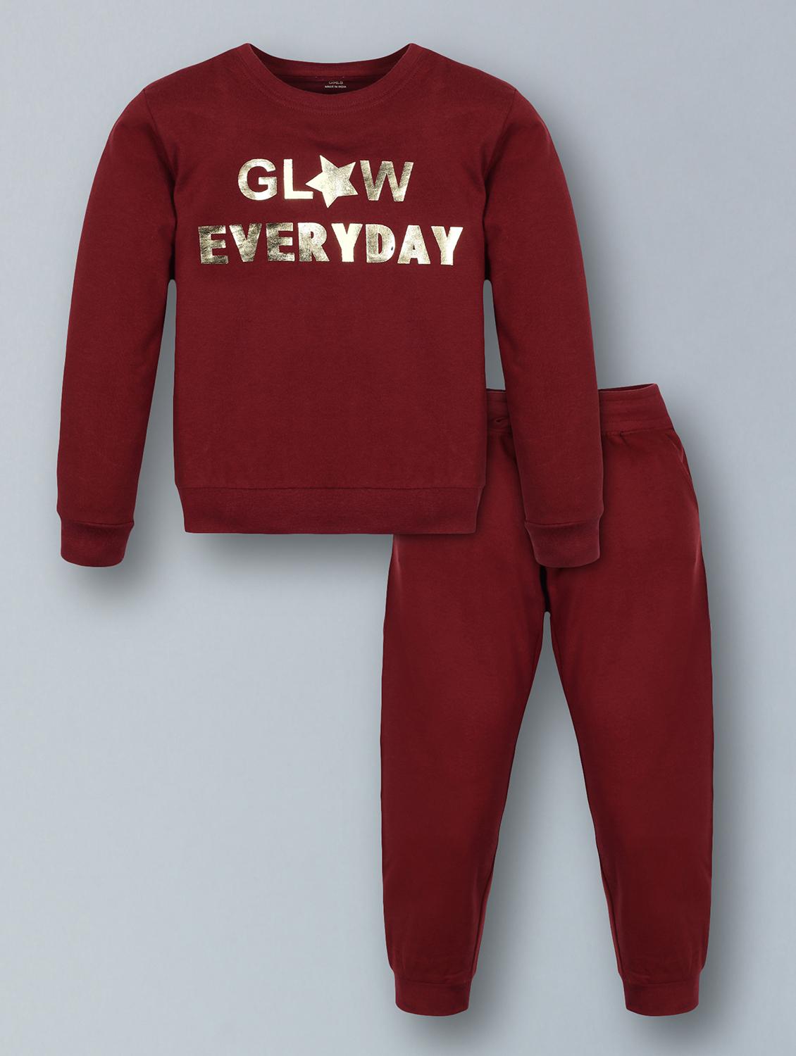 girls graphic printed full length set - 18513585 - Zoom Image - 0
