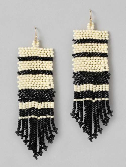 black metal drop earring - 18513816 -  Standard Image - 0