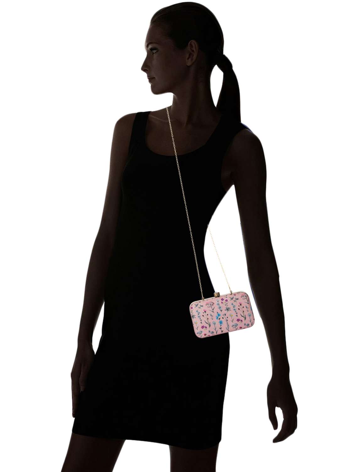 women pink floral clutch box - 18514758 -  Standard Image - 8