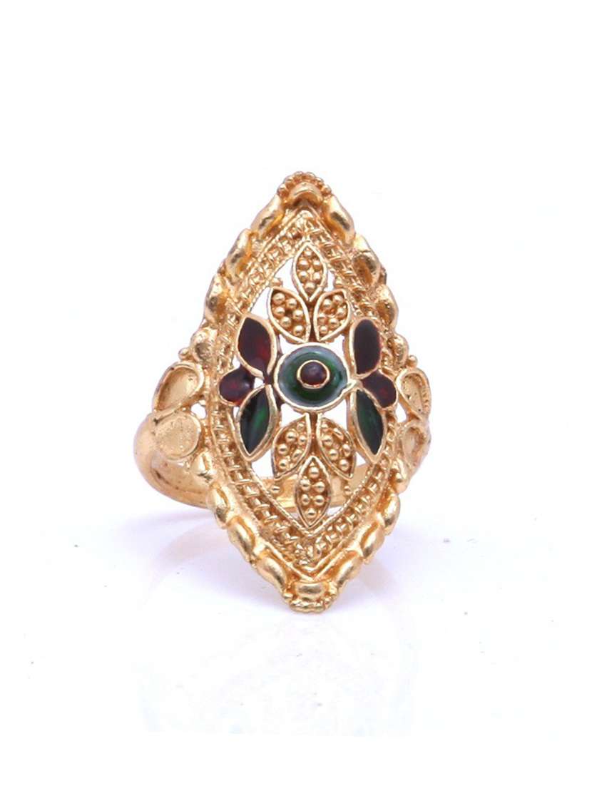 gold plated finger ring