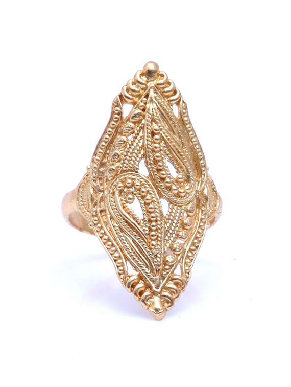 gold plated finger ring