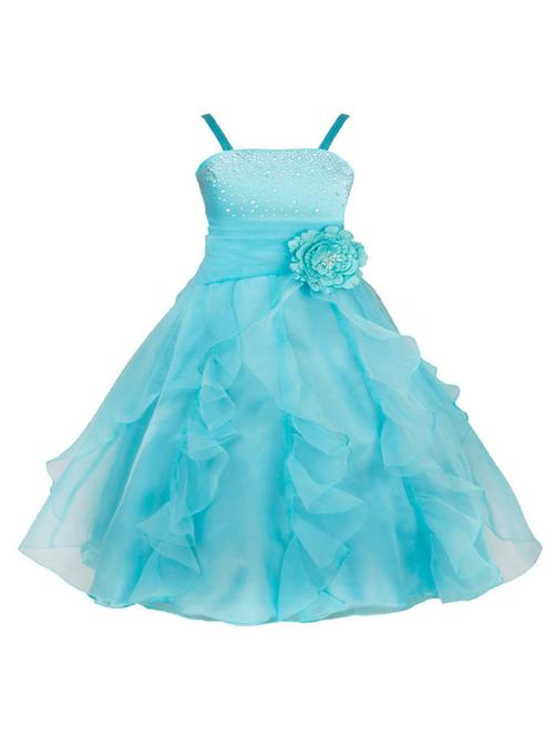 girls cami neck embellished flared party gown - 18517096 -  Standard Image - 0