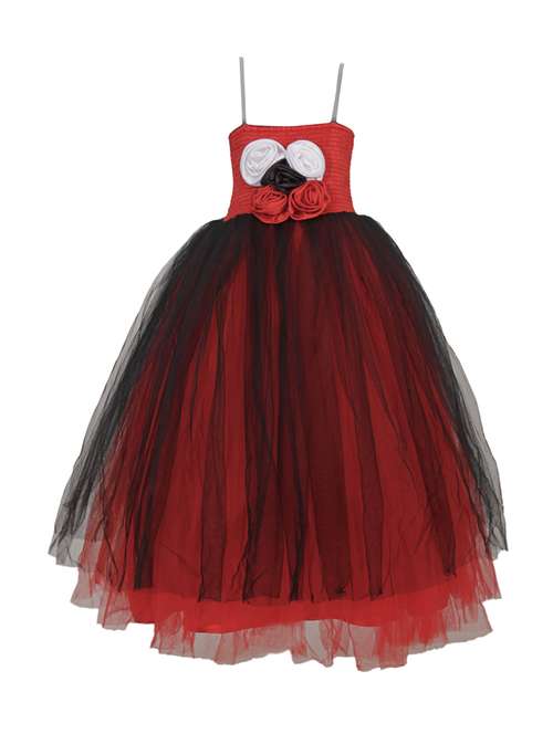 girls square neck sleeveless frock - 18517138 - Standard Image - 0