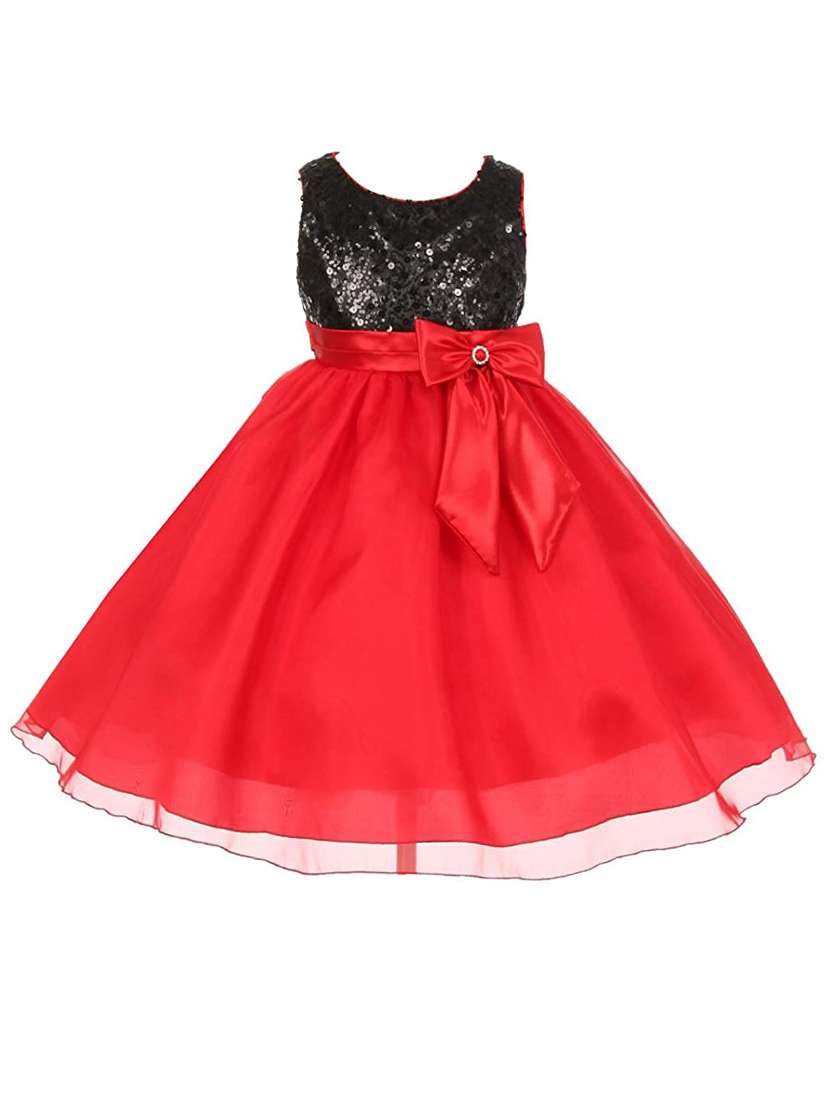 girls round neck sleeveless frock - 18517167 - Zoom Image - 0