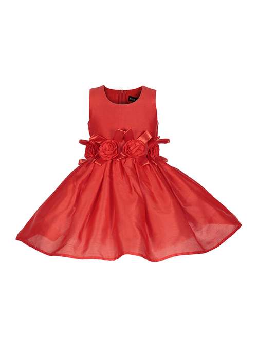 girls round neck sleeveless frock - 18517239 -  Standard Image - 0