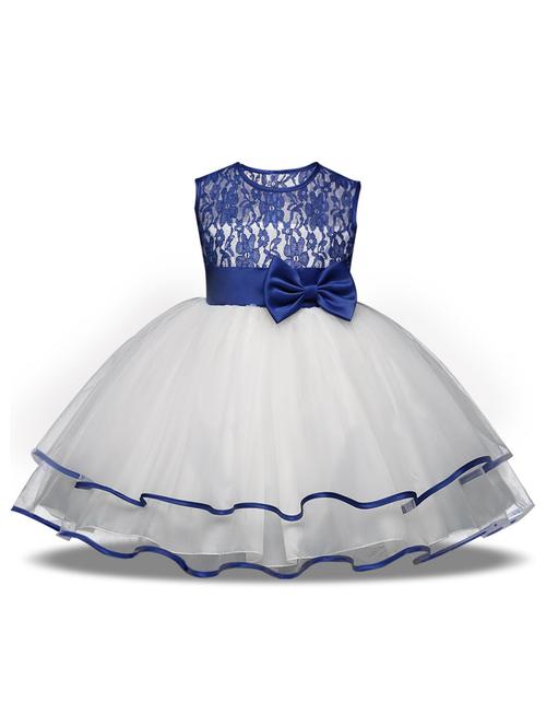 girls round neck sleeveless frock - 18517290 - Standard Image - 0