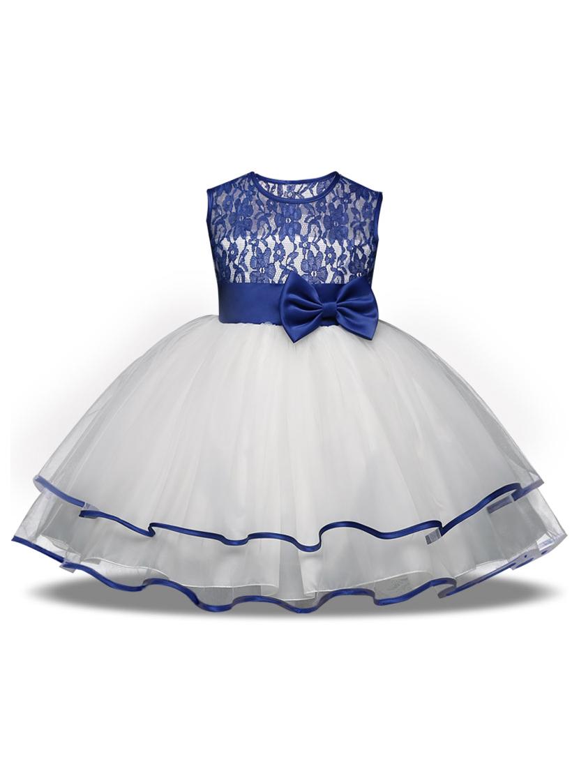 girls round neck sleeveless frock - 18517290 - Zoom Image - 0