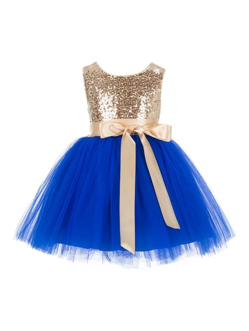girls round neck sleeveless frock - 18517395 - Standard Image - 0