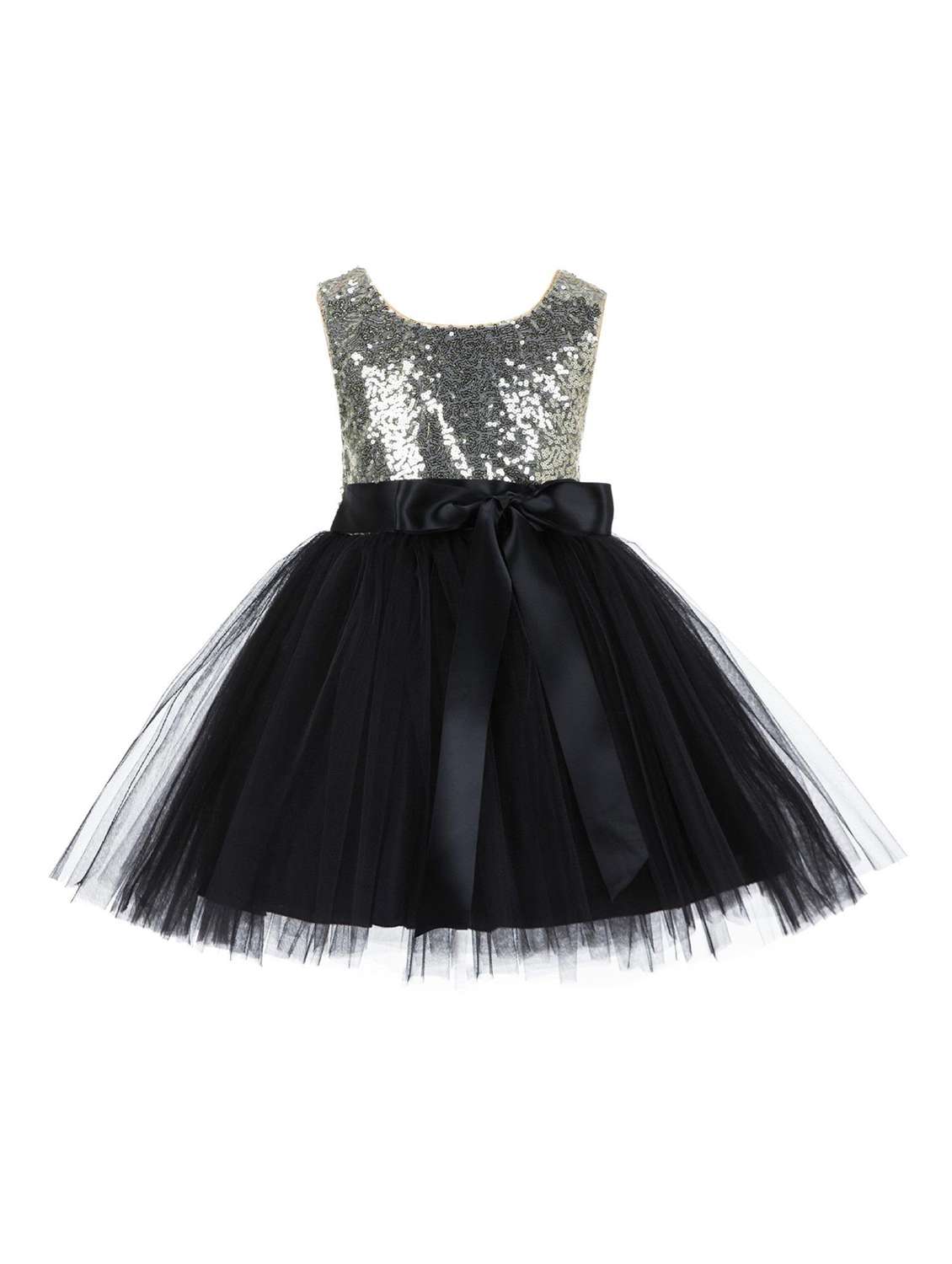 girls round neck sleeveless frock