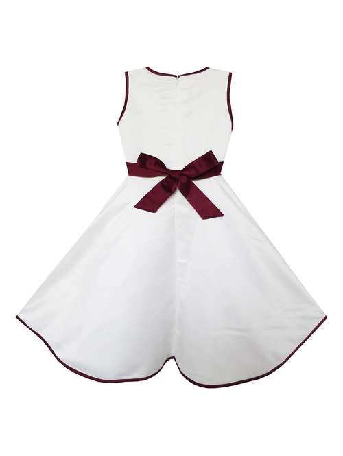 girls round neck sleeveless frock - 18517404 - Standard Image - 0