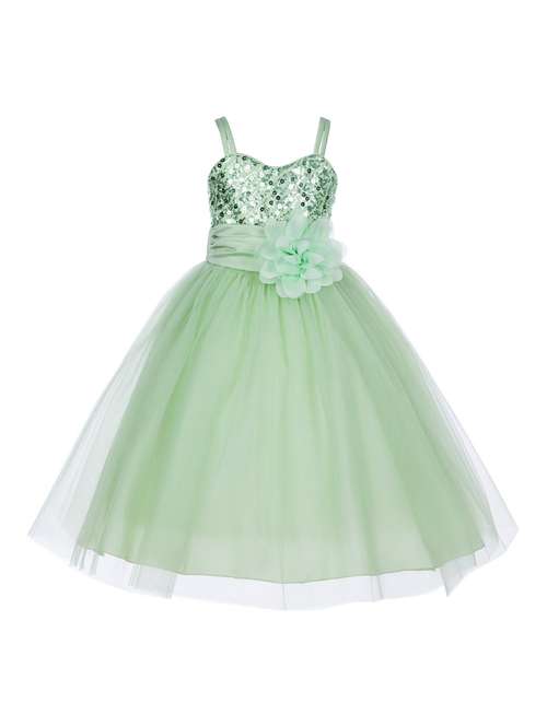 girls cami neck embellished flared party gown - 18517405 -  Standard Image - 0