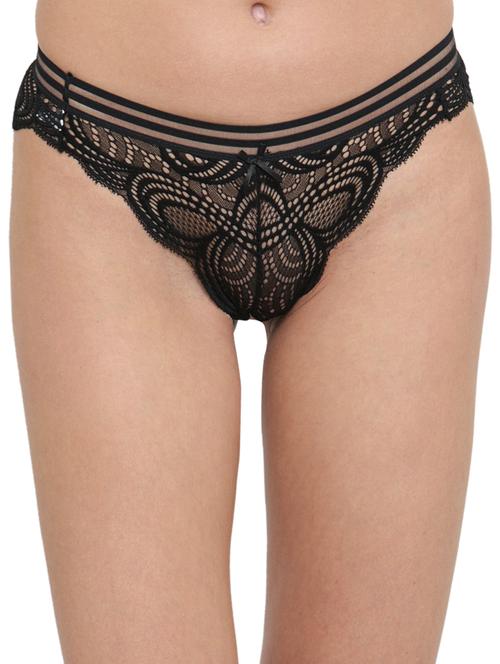 black lace bikini panty - 18519219 -  Standard Image - 0