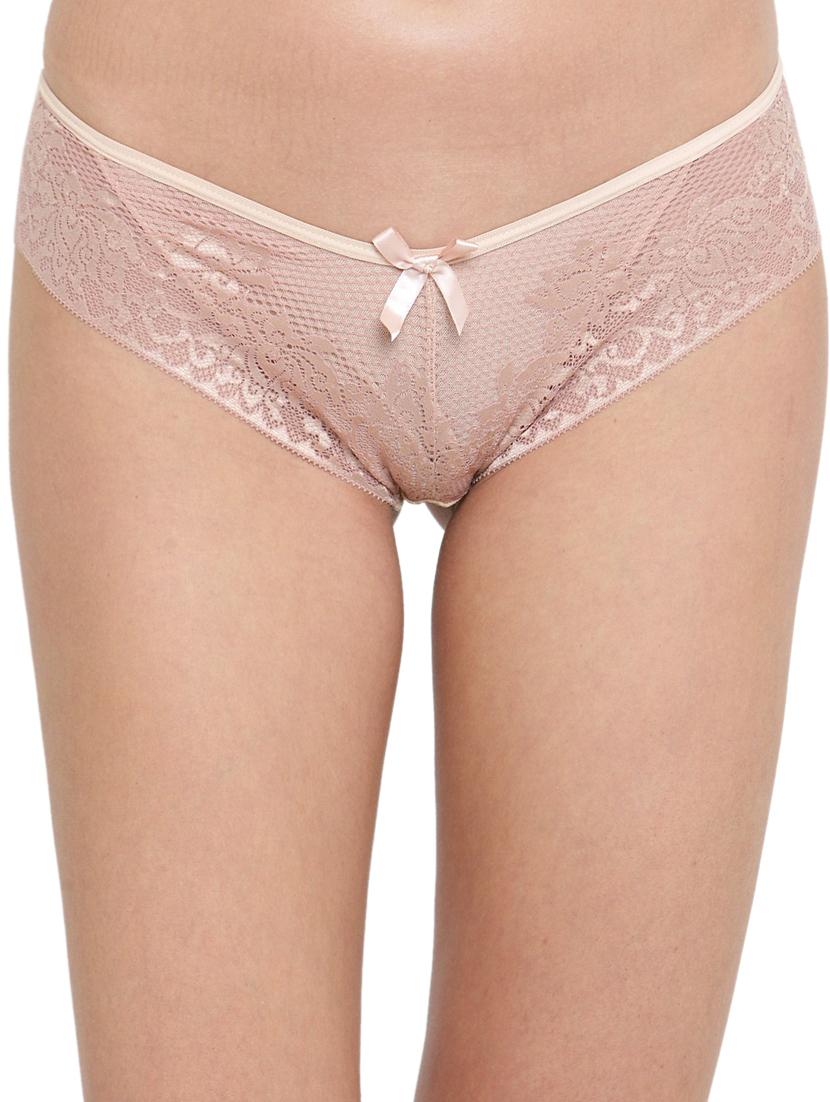 beige lace bikini panty - 18519229 -  Zoom Image - 0
