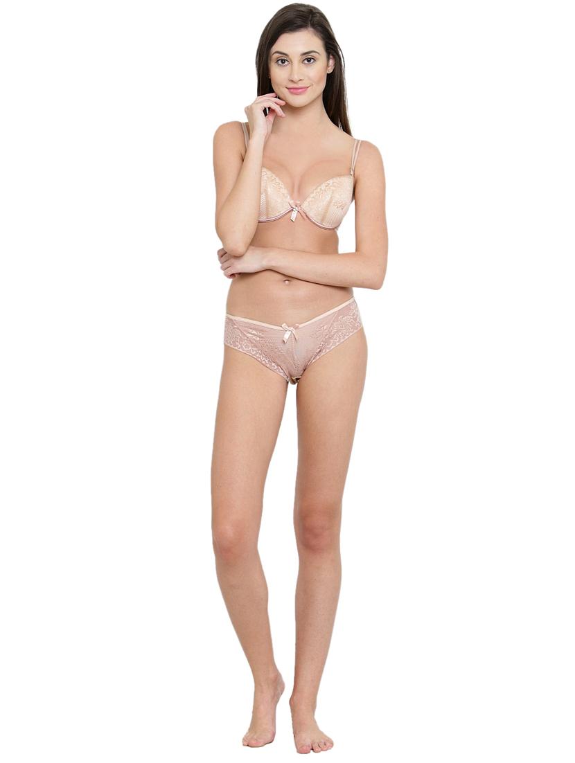 beige lace bikini panty - 18519229 - Standard Image - 3