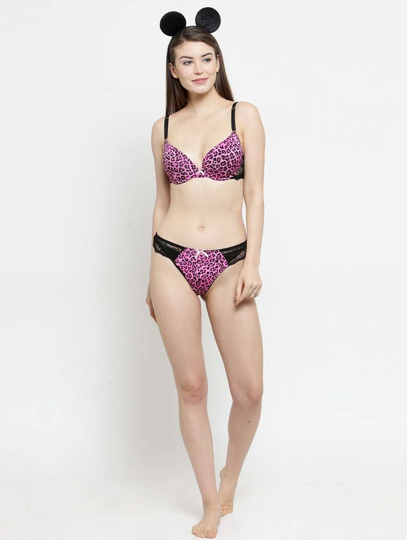 pink animal printed bikini panty - 18519268 -  Standard Image - 3