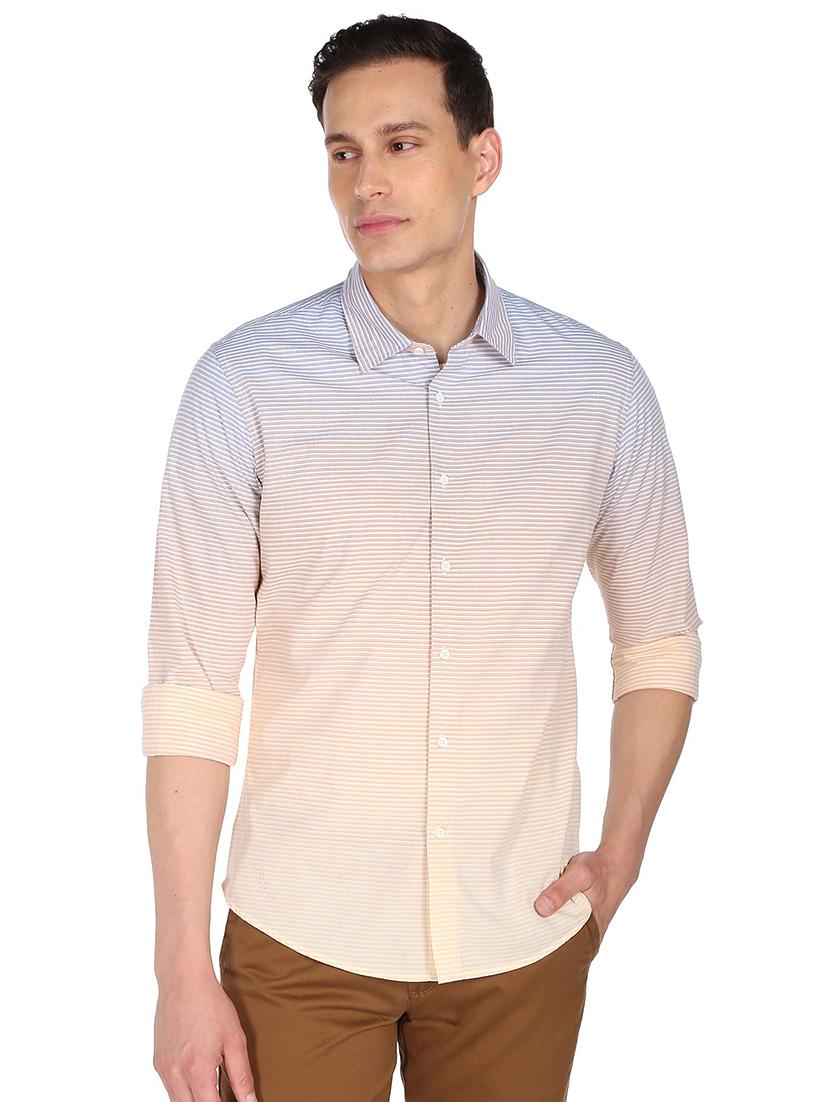 ombre striped casual shirt - 18519343 - Zoom Image - 0
