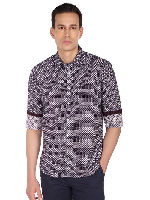 mens geometric casual shirt - 18519354 -  Standard Image - 0