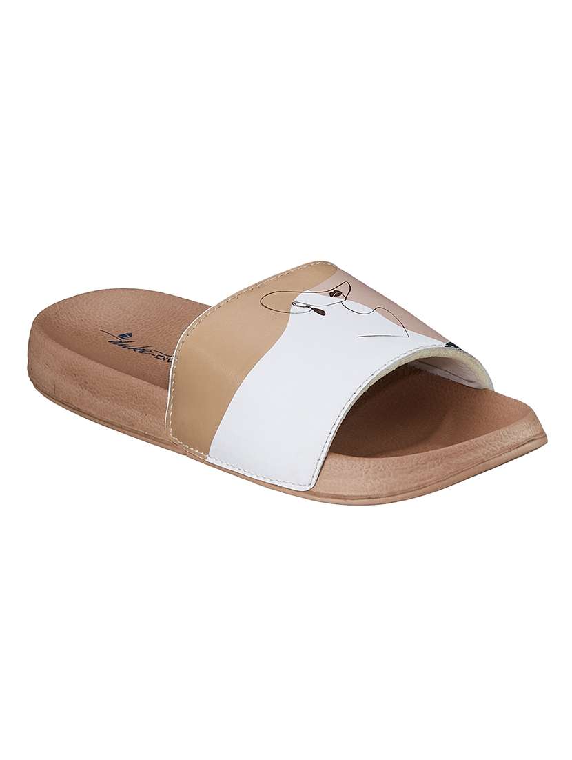 women pink slides flip flop - 18519677 - Zoom Image - 0