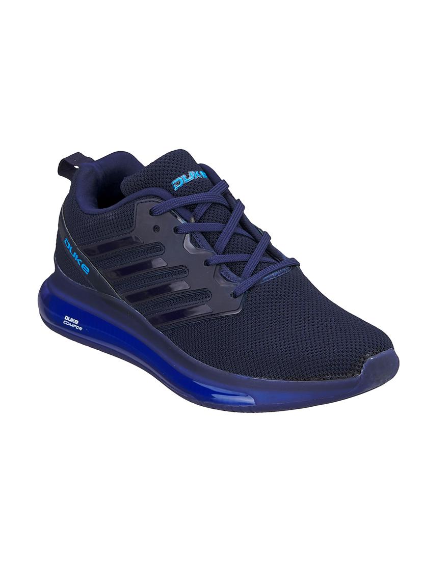 mens navy lace up sport shoe - 18519686 -  Zoom Image - 0