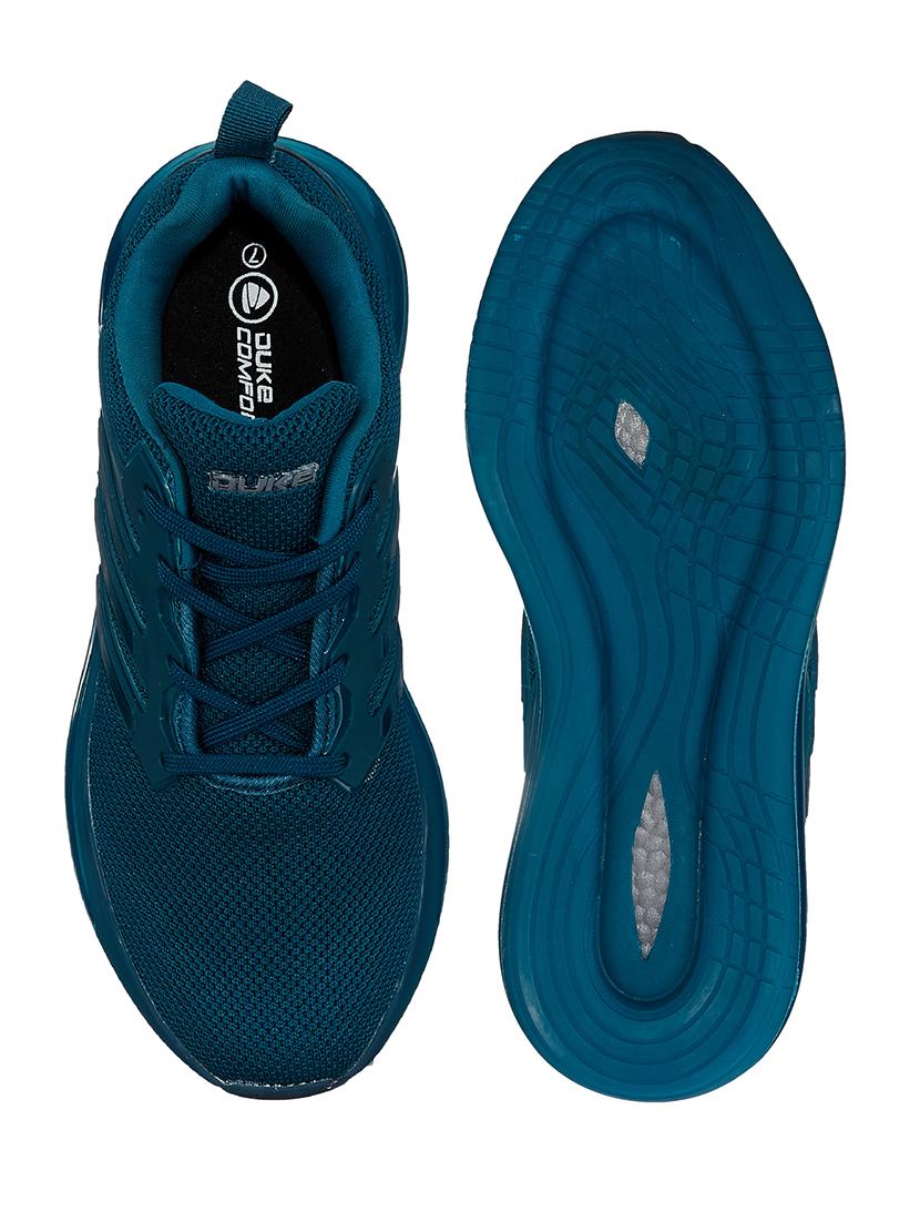 mens teal lace up sport shoe - 18519687 - Standard Image - 3