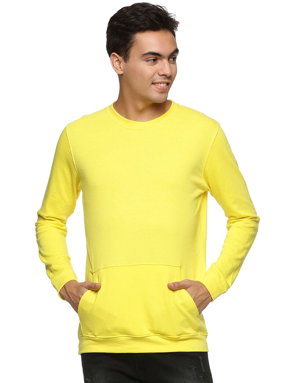 mens plain sweatshirt