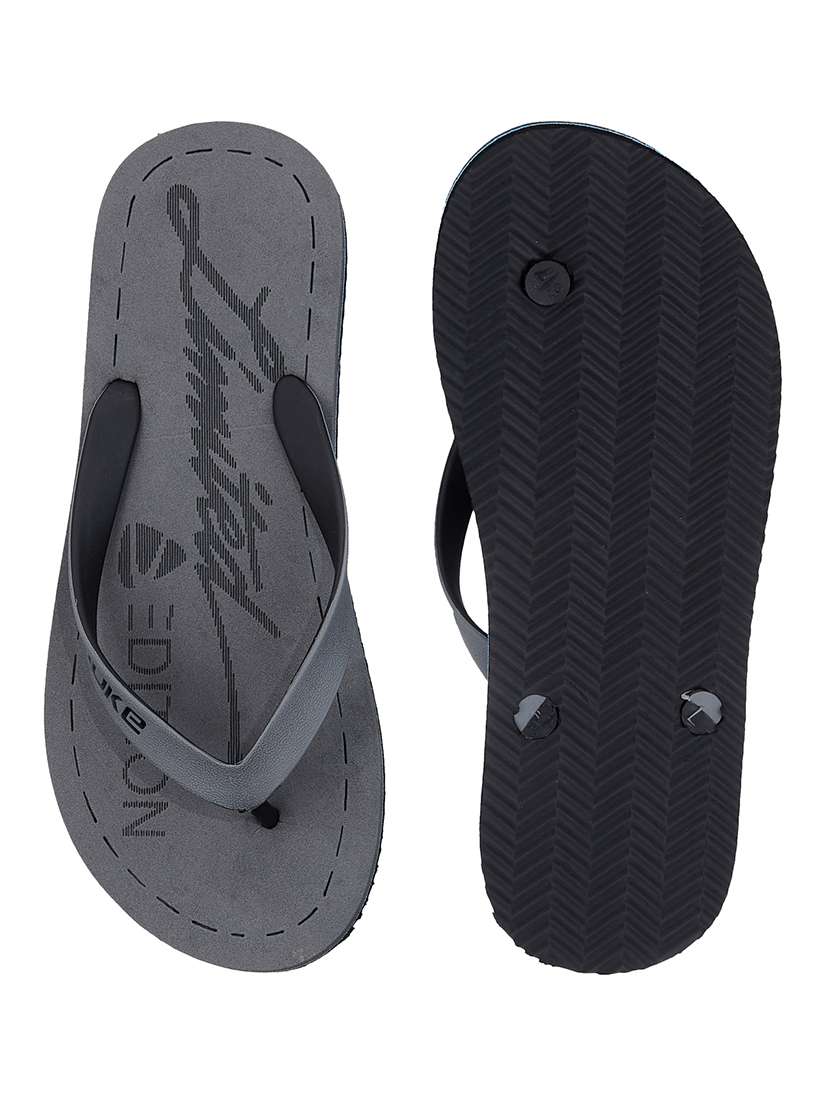 mens grey toe separator slipper - 18520185 -  Standard Image - 3