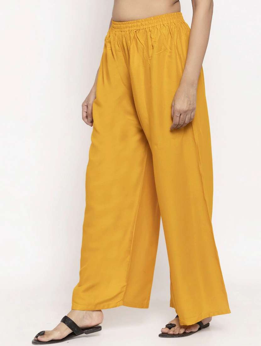 pack of 2 solid flared palazzo - 18520459 -  Standard Image - 3
