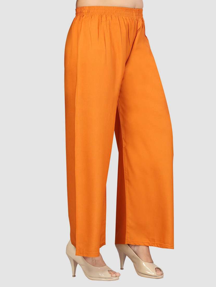 pack of 2 solid flared palazzo - 18520465 -  Standard Image - 3