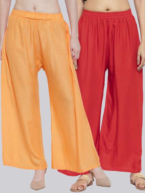 pack of 2 flared palazzos  - 18520515 -  Standard Image - 0