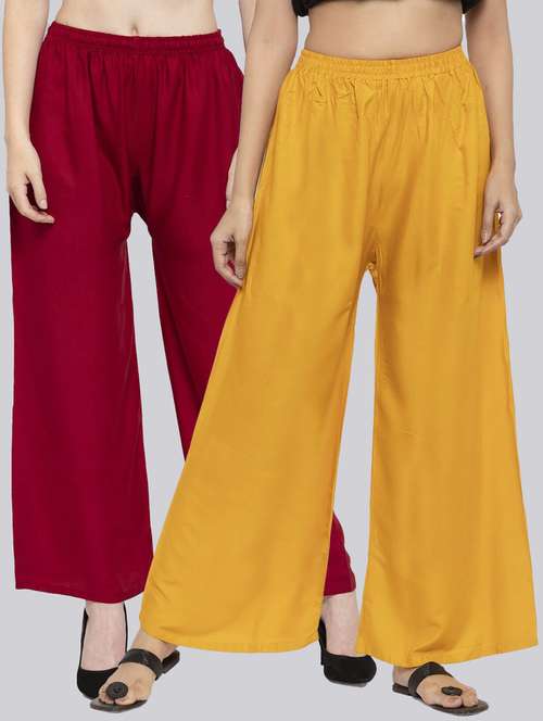 pack of 2 flared palazzos - 18520526 - Standard Image - 0