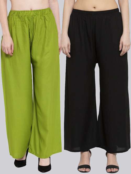 pack of 2 flared palazzos - 18520579 - Standard Image - 0