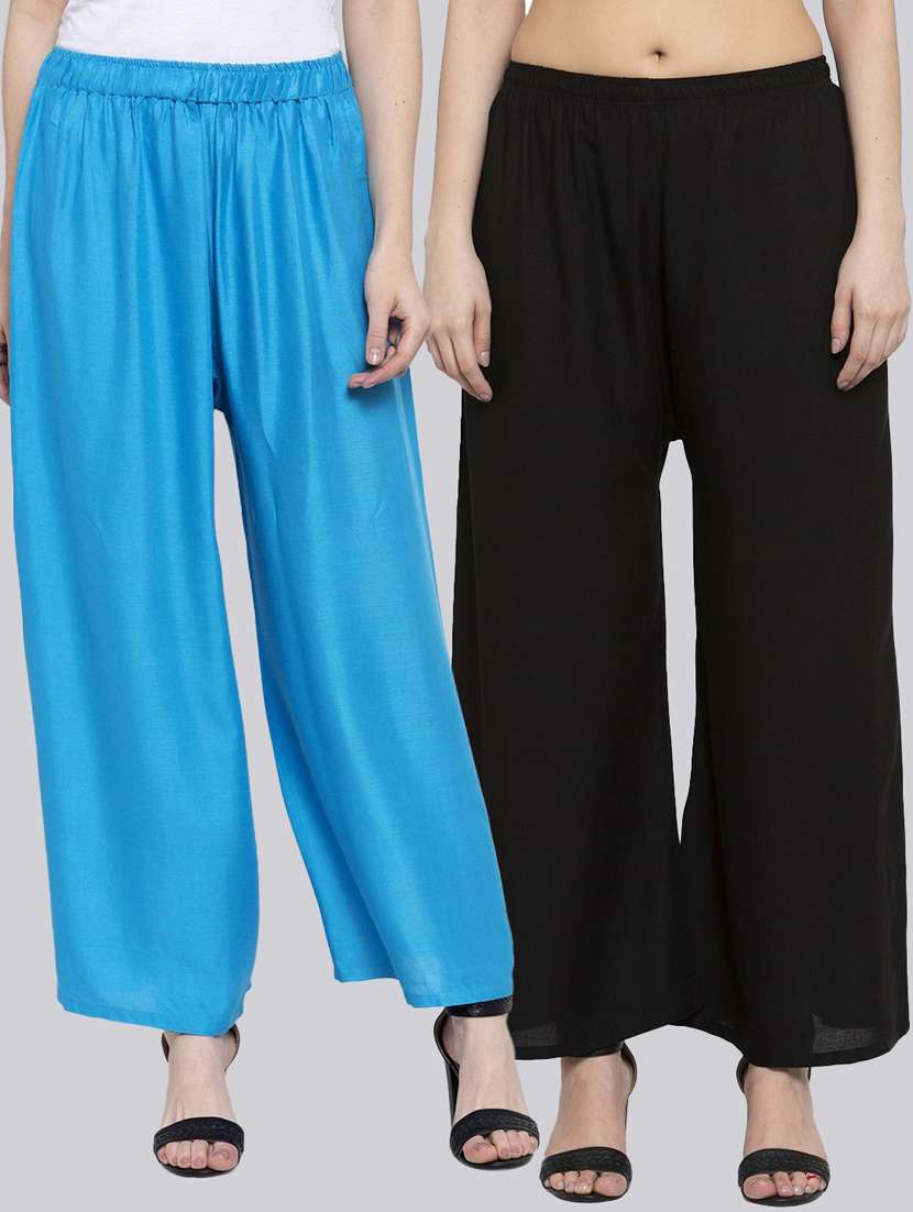 pack of 2 flared palazzos - 18520590 - Zoom Image - 0