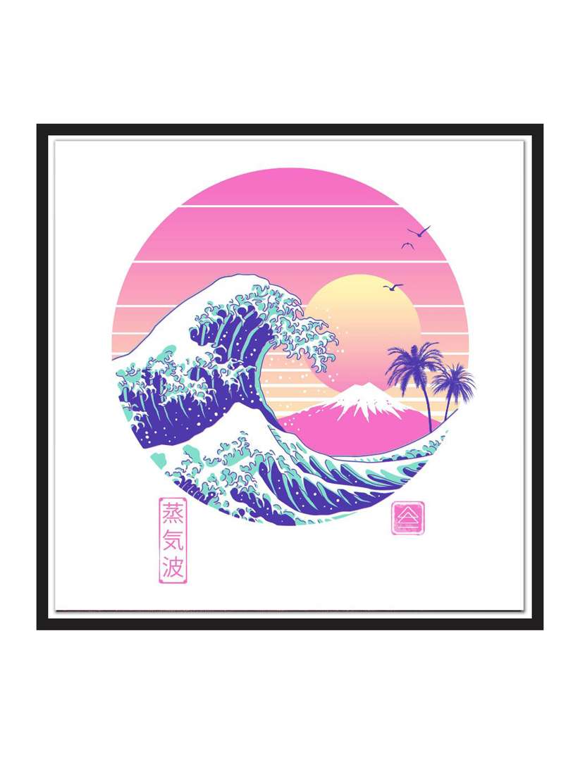 wall decal art prints on mdf board for decor (12x12 inches)  unframed & without glass